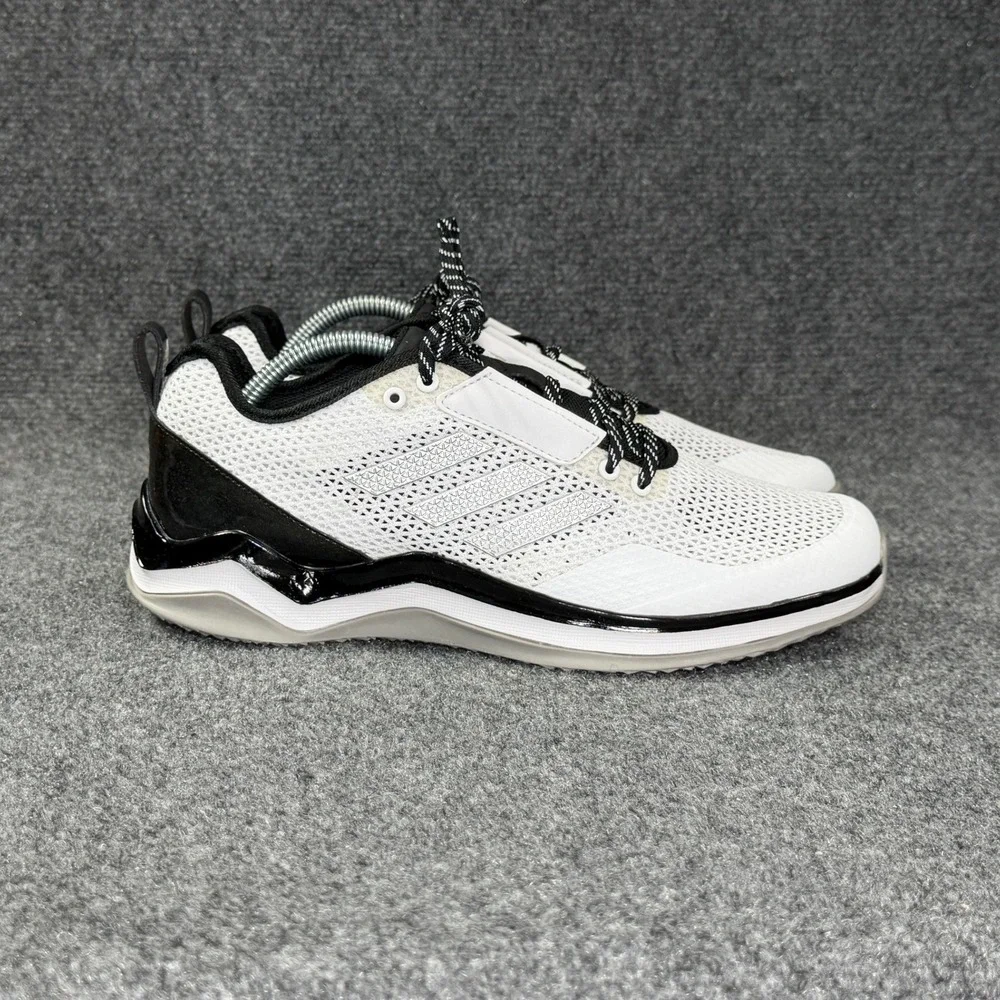 Adidas Speed Trainer 3 Cross Training Shoes Men's 9 Cloud White Black Athletic
